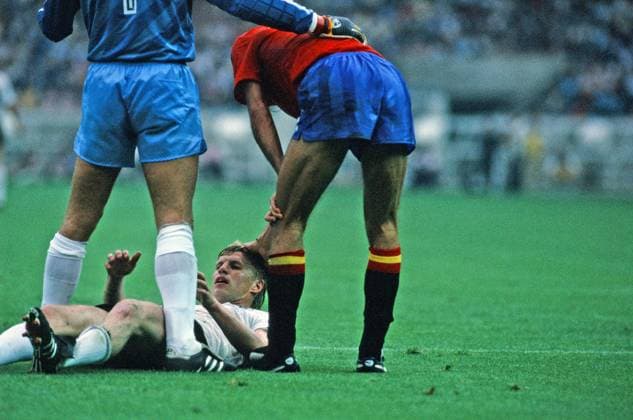 20 06 84 Spain Germany France, Paris, 20 06 1984, Football, UEFA, European Championship 1984 in France, Spain DFB Germany 1 0 Bernd Förster Germany