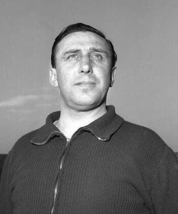 Oberliga West 1958 59 Westfalia Herne coach Fritz Langner in portrait Aufn 26 04 1959 Only for journalistic use Only for editorial use HM