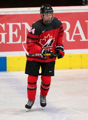 FOUDY Jean-Luc - CAN U18, Hlinka Gretzky Cup 2019, Breclav CTKPhotoF202112280429801 