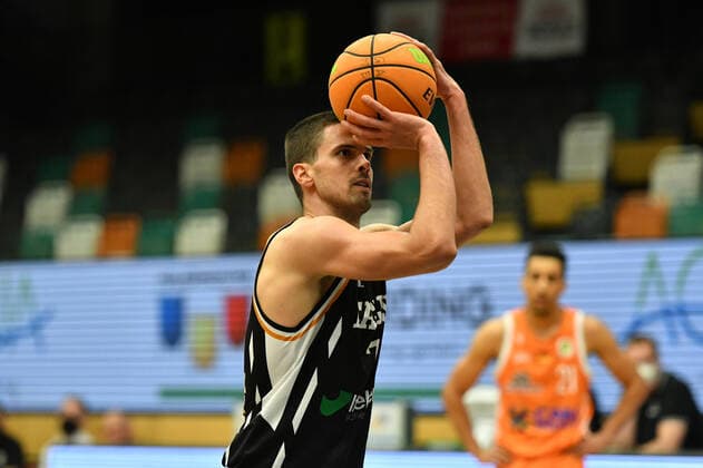 Marko Boksic Itzehoe Eagles 7 basketball, BARMER 2 Basketball Bundesliga, 2020 21 season, RASTA Vechta Itzehoe Eagles, 28 12 2021, 16 matchday, Rasta Dome Vechta. Copyright: xWenzel Eibner-Pressefotox RVA