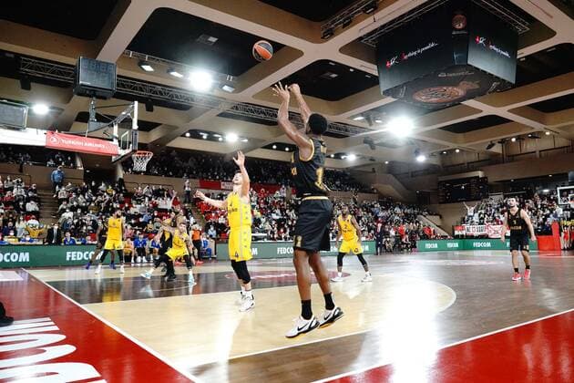 Alpha Diallo (AS Monaco) BASKETBALL : AS Monaco vs Maccabi Tel Aviv - Euroleague - Monaco - 29 12 2021 NorbertScanella Panoramic 