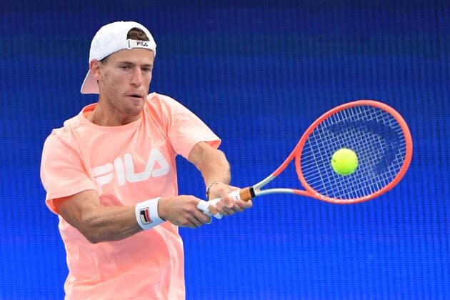 ATP, Tennis Herren CUP PRACTICE SESSION, Argentina?s Diego Schwartzman during an ATP Cup practice session at Ken Rosewall Arena, Sydney Olympic Park in Sydney, Thursday, December 30, 2021. ( NO ARCHIVING, EDITORIAL USE ONLY, NO USE IN BOOKS WITHOUT CONSENT SYDNEY NSW AUSTRALIA  Copyright: xMICKxTSIKASx 20211230001609762898