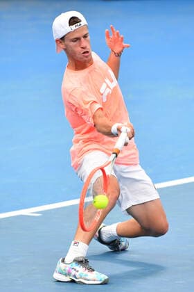 ATP, Tennis Herren CUP PRACTICE SESSION, Argentina?s Diego Schwartzman during an ATP Cup practice session at Ken Rosewall Arena, Sydney Olympic Park in Sydney, Thursday, December 30, 2021. ( NO ARCHIVING, EDITORIAL USE ONLY, NO USE IN BOOKS WITHOUT CONSENT SYDNEY NSW AUSTRALIA  Copyright: xMICKxTSIKASx 20211230001609762954