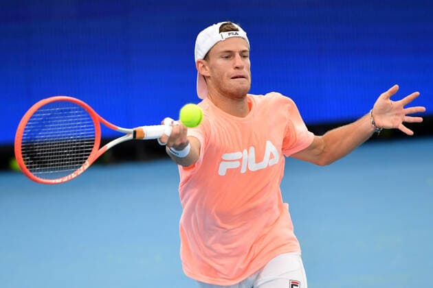 ATP, Tennis Herren CUP PRACTICE SESSION, Argentina?s Diego Schwartzman during an ATP Cup practice session at Ken Rosewall Arena, Sydney Olympic Park in Sydney, Thursday, December 30, 2021. ( NO ARCHIVING, EDITORIAL USE ONLY, NO USE IN BOOKS WITHOUT CONSENT SYDNEY NSW AUSTRALIA  Copyright: xMICKxTSIKASx 20211230001609763086