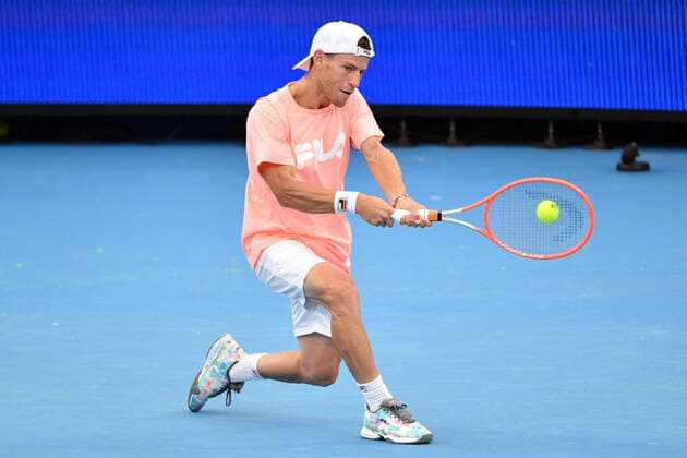 ATP, Tennis Herren CUP PRACTICE SESSION, Argentina?s Diego Schwartzman during an ATP Cup practice session at Ken Rosewall Arena, Sydney Olympic Park in Sydney, Thursday, December 30, 2021. ( NO ARCHIVING, EDITORIAL USE ONLY, NO USE IN BOOKS WITHOUT CONSENT SYDNEY NSW AUSTRALIA  Copyright: xMICKxTSIKASx 20211230001609763112