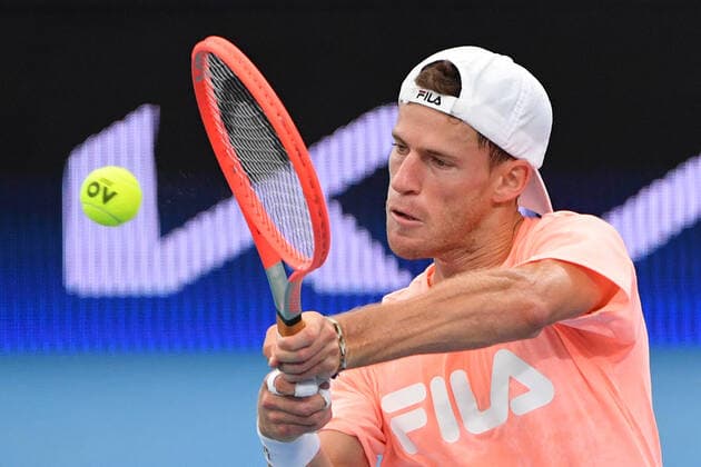 ATP, Tennis Herren CUP PRACTICE SESSION, Argentina?s Diego Schwartzman during an ATP Cup practice session at Ken Rosewall Arena, Sydney Olympic Park in Sydney, Thursday, December 30, 2021. ( NO ARCHIVING, EDITORIAL USE ONLY, NO USE IN BOOKS WITHOUT CONSENT SYDNEY NSW AUSTRALIA  Copyright: xMICKxTSIKASx 20211230001609763201