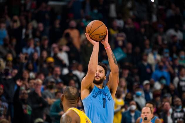 Grizzlies forward Kyle Anderson (1) during the game between Grizzlieas and Lakers, at FedEx Forum in Memphis, Tennessee, US, 29 December 2021. Lakers at Memphis Grizzlies Basketball !ACHTUNG: NUR REDAKTIONELLE NUTZUNG!  Copyright: xMATTHEWxA.xSMITHx AME6694 20211230-424ad260dc2b80fa2f51539d246d1e4fb48f7b4f