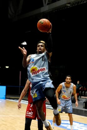30 12 2021, easyCredit Basketball Bundesliga, BBL, season 2021 2022, men, Chemnitz Niners HAKRO Merlins Crailsheim T J Shorts, HAKRO Merlins Crailsheim Chemnitz Fair Chemnitz Saxony Germany