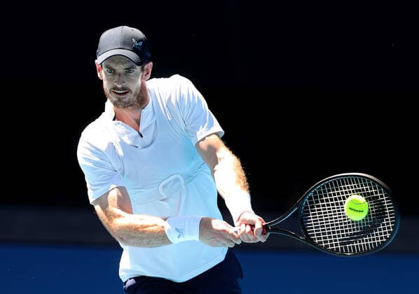 ATP, Tennis Herren CUP PRACTICE SESSION, Andy Murray during an ATP Cup practice session at Melbourne Park in Melbourne, Friday, December 31, 2021. ( NO ARCHIVING, EDITORIAL USE ONLY, NO USE IN BOOKS WITHOUT CONSENT MELBOURNE VIC AUSTRALIA  Copyright: xCONxCHRONISx 20211231001609941940