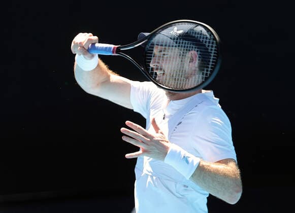 ATP, Tennis Herren CUP PRACTICE SESSION, Andy Murray during an ATP Cup practice session at Melbourne Park in Melbourne, Friday, December 31, 2021. ( NO ARCHIVING, EDITORIAL USE ONLY, NO USE IN BOOKS WITHOUT CONSENT MELBOURNE VIC AUSTRALIA  Copyright: xCONxCHRONISx 20211231001609941985
