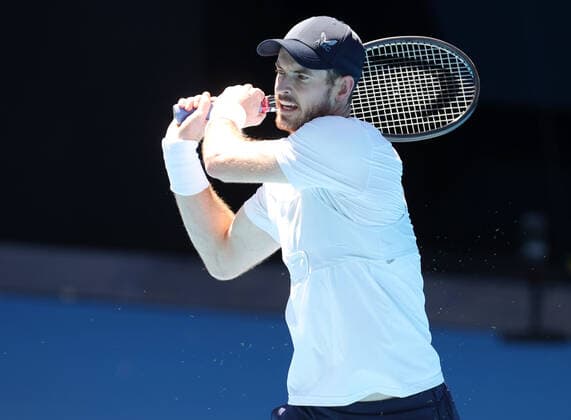 ATP, Tennis Herren CUP PRACTICE SESSION, Andy Murray during an ATP Cup practice session at Melbourne Park in Melbourne, Friday, December 31, 2021. ( NO ARCHIVING, EDITORIAL USE ONLY, NO USE IN BOOKS WITHOUT CONSENT MELBOURNE VIC AUSTRALIA  Copyright: xCONxCHRONISx 20211231001609943772