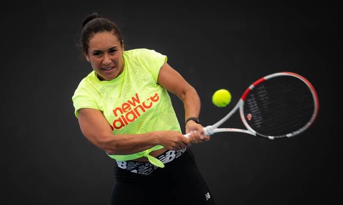 Mandatory Credit: Photo by Rob Prange Shutterstock (12674441bm) Heather Watson of Great Britain during practice ahead of the 2022 Adelaide International WTA, Tennis Damen 500 tennis tournament 2022 Adelaide International Pre-Tournament - 31 Dec 2021 2022 Adelaide International Pre-Tournament - 31 Dec 2021  Copyright: xRobxPrange Shutterstockx 12674441bm