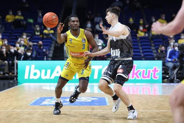 DEU, easyCredit BBL, ALBA vs s Oliver Wuerzburg, 31 12 2021, Mercedes Benz Arena, Berlin, DEU, easyCredit BBL, ALBA vs s Oliver Wuerzburg, pictured Jaleen Smith ALBA Berlin 3 , w4 nordphotoxGmbHx xEngler nph00076