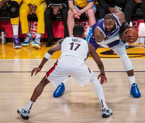 Basketball, NBA, Los Angeles Lakers - Portland Trail Blazers
