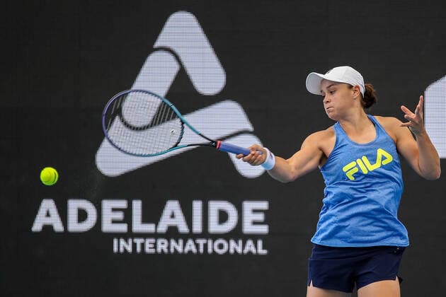 Tennis, WTA Tournament in Adelaide, Training