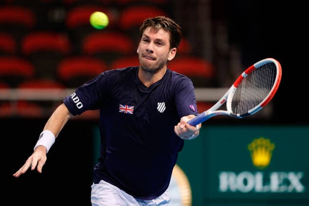 Cameron Norrie of Team Great Britain plays a shot against Alexander Zverev of Team Germany during the ATP, Tennis Herren Cup at Qudos Bank Arena, Sydney Olympic Park Tennis Centre, Sydney, Australia on 2 January 2022. Copyright: xPeterxDovganx 30460126