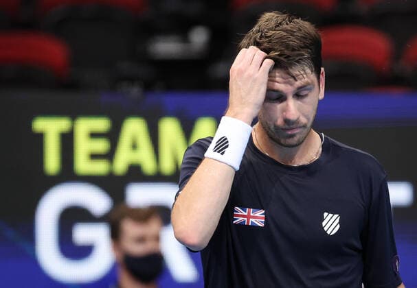 TENNIS ATP, Tennis Herren CUP, Cameron Norrie of Team Great Britain reacts during his match against Alexander Zverev of Team Germany on day 2 of the ATP Cup tennis tournament at Qudos Arena in Sydney, Sunday, January 2, 2022. ( NO ARCHIVING, EDITORIAL USE ONLY, NO USE IN BOOKS WITHOUT CONSENT SYDNEY NSW AUSTRALIA  Copyright: xDAVIDxGRAYx 20220102001610315892