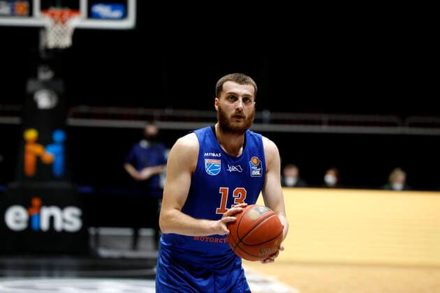 02 01 2022, easyCredit Basketball Bundesliga, BBL, season 2021 2022, men, Chemnitz Niners Syntainics MBC Radii Caisin, Syntainics MBC Chemnitz Messe Chemnitz Sachsen Germany