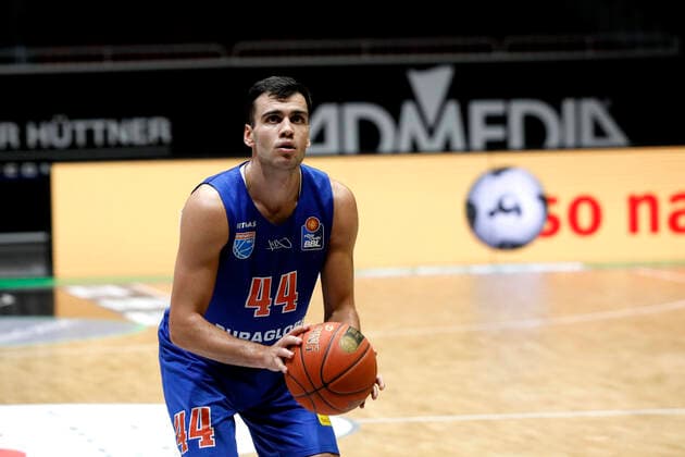 02 01 2022, easyCredit Basketball Bundesliga, BBL, season 2021 2022, men, Chemnitz Niners Syntainics MBC Nikola Rebic, Syntainics MBC Chemnitz Fair Chemnitz Saxony Germany