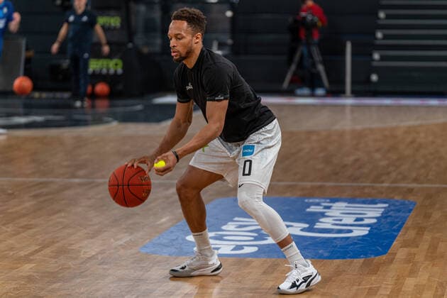 Jaylon Brown Hamburg Towers 0 Hamburg Towers vs ALBA Berlin, Basketball, Bundesliga, Hauptrunde, Spieltag 15, Saison 2021 2022, 02 01 2022 Marcel von Fehrn Hamburg Towers vs ALBA Berlin, Basketball, Bundesliga, Hauptrunde, Spieltag 15, Saison 2021 2022, 02 01 2022 Hamburg Copyright: xEibnerxPressefoto MarcelxvonxFehrnx EP_MFN