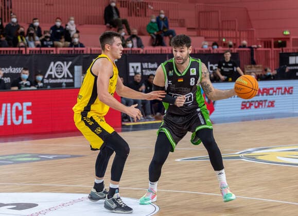 Basketball, ProA, Tigers Tübingen - Gladiators Trier