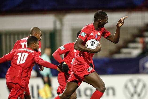 Football, Coupe de France, US Quevilly - AS Monaco