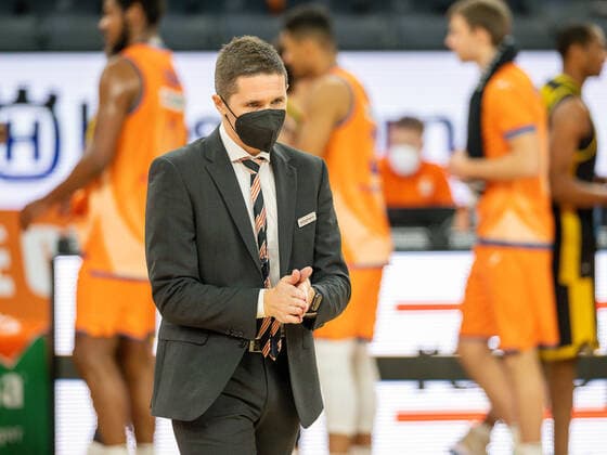Jaka Lakovic Ratiopharm Ulm coach , GER, Ratiopharm Ulm vs MHP Riesen Ludwigsburg, Basketball, Bundesliga, easycredit, 15 Matchday, Season 2021 2022, 02 01 2022, GER, Ratiopharm Ulm vs MHP Riesen Ludwigsburg, Basketball, Bundesliga, easycredit, 15 Matchday, Season 2021 2022, 02 01 2022 Ulm Copyright: xEibner-Pressefoto SaschaxWaltherx EP_EER