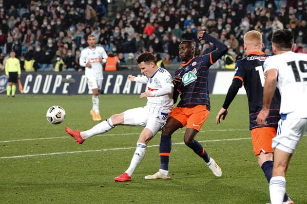 Kevin Gameiro (Strasbourg) FOOTBALL : Montpellier vs Strasbourg - 16eme de finale de coupe de France - Montpellier - 02 01 2022 NorbertScanella Panoramic 