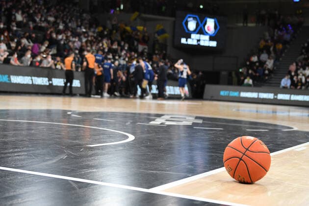 Basketball I Men I Season 2021 2022 I Bundesliga I 13 Matchday I Hamburg Towers ALBA Berlin I 02 01 2022 Austeit Hamburg edel optics de Arena Hamburg Germany Copyright: xLobeca AndreasxHannigx