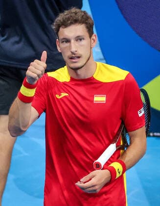 TENNIS ATP, Tennis Herren CUP, Pablo Carreno Busta of Team Spain reacts after winning his match against Viktor Durasovic of Team Norway on day 3 of the ATP Cup tennis tournament at Qudos Arena in Sydney, Monday, January 3, 2022. ( NO ARCHIVING, EDITORIAL USE ONLY, NO USE IN BOOKS WITHOUT CONSENT SYDNEY NSW AUSTRALIA  Copyright: xDAVIDxGRAYx 20220103001610443018