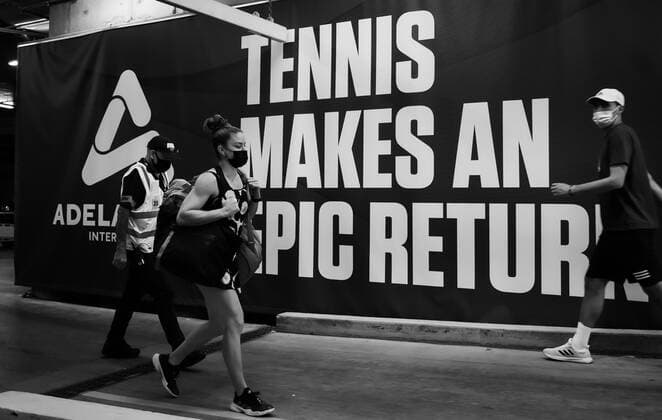 Mandatory Credit: Photo by Rob Prange Shutterstock (12683869g) Maria Sakkari of Greece ahead of her first round match at the 2022 Adelaide International WTA, Tennis Damen 500 tennis tournament Adelaide International, Tennis, Memorial Drive Tennis Centre, Adelaide, Australia - 03 Jan 2022 Adelaide International, Tennis, Memorial Drive Tennis Centre, Adelaide, Australia - 03 Jan 2022  Copyright: xRobxPrange Shutterstockx 12683869g