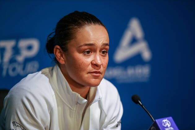 TENNIS ADELAIDE INTERNATIONAL, World No.1 Ash Barty at a press conference, PK, Pressekonferenz during Day 1 of the the Adelaide International Tennis Tournament, at Memorial Drive, in Adelaide, Monday, January 3, 2022. ( NO ARCHIVING, EDITORIAL USE ONLY, NO USE IN BOOKS WITHOUT CONSENT ADELAIDE SA AUSTRALIA  Copyright: xMATTxTURNERx 20220103001610464698