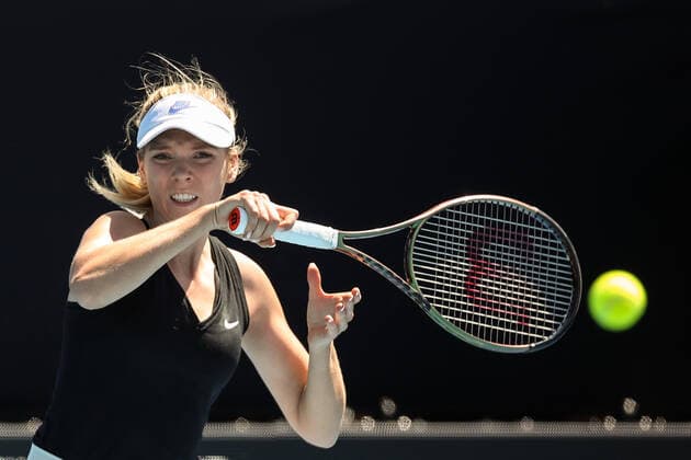 TENNIS ADELAIDE INTERNATIONAL, Daria Saville (AUS) in her match against Katie Boulter (GBR) during Day 1 of the the Adelaide International Tennis Tournament, at Memorial Drive, in Adelaide, Monday, January 3, 2022. ( NO ARCHIVING, EDITORIAL USE ONLY, NO USE IN BOOKS WITHOUT CONSENT ADELAIDE SA AUSTRALIA  Copyright: xMATTxTURNERx 20220103001610465319