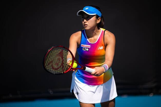 Mandatory Credit: Photo by Rob Prange Shutterstock (12683870ei) Misaki Doi of Japan in action during the first round of the 2022 Adelaide International WTA, Tennis Damen 500 tennis tournament Adelaide International, Tennis, Memorial Drive Tennis Centre, Adelaide, Australia - 04 Jan 2022 Adelaide International, Tennis, Memorial Drive Tennis Centre, Adelaide, Australia - 04 Jan 2022  Copyright: xRobxPrange Shutterstockx 12683870ei