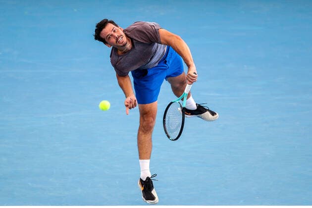 TENNIS ADELAIDE INTERNATIONAL, Alex Bolt of Australia during his match against Juan Manuel Cerundolo of Argentina on Day 2 of the the Adelaide International Tennis Tournament, at Memorial Drive, in Adelaide, Tuesday, January 4, 2022. ( NO ARCHIVING, EDITORIAL USE ONLY, NO USE IN BOOKS WITHOUT CONSENT ADELAIDE SA AUSTRALIA  Copyright: xMATTxTURNERx 20220104001610717363