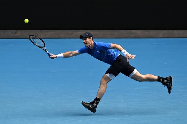 TENNIS MELBOURNE SUMMER SET, Andy Murray of Britain during their match against Facundo Bagnis of Argentina on Day 2 of the Melbourne Summer Set tennis tournament at Melbourne Park in Melbourne, Tuesday, January 4, 2022. ( NO ARCHIVING, EDITORIAL USE ONLY, NO USE IN BOOKS WITHOUT CONSENT MELBOURNE VIC AUSTRALIA  Copyright: xJOELxCARRETTx 20220104001610722746