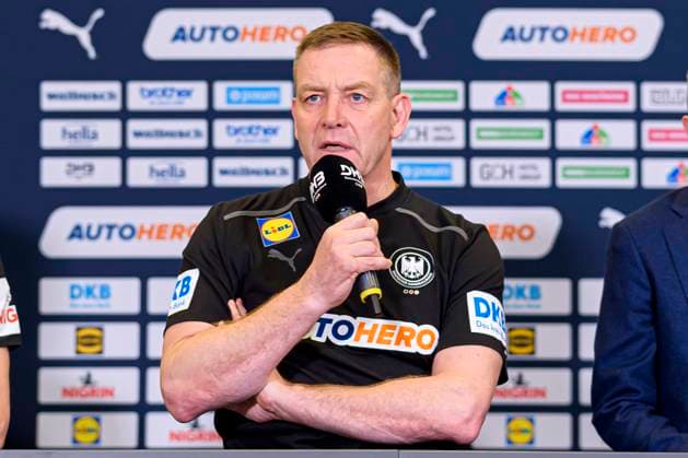Grosswallstadt, Germany 04 January 2022 Mens EHF European Championship 2022, Media Day, team and portrait photo coach Alfred Gislason Germany Grosswallstadt Bayern Germany