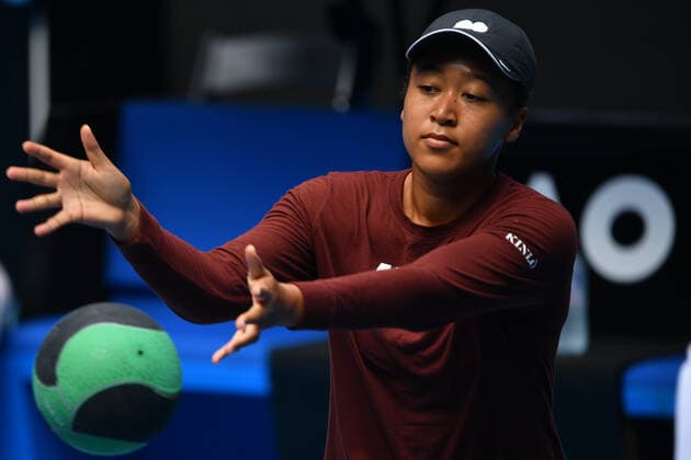 Tennis, WTA Tournament in Melbourne, Naomi Osaka Training