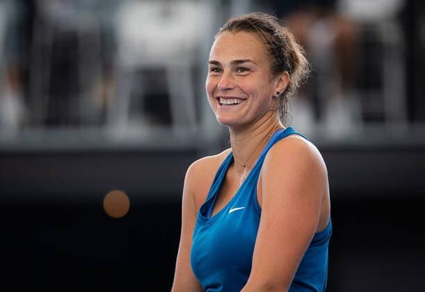 Mandatory Credit: Photo by Rob Prange Shutterstock (12683872ap) Aryna Sabalenka of Belarus in action during the second round of the 2022 Adelaide International WTA, Tennis Damen 500 tennis tournament Adelaide International, Tennis, Memorial Drive Tennis Centre, Adelaide, Australia - 05 Jan 2022 Adelaide International, Tennis, Memorial Drive Tennis Centre, Adelaide, Australia - 05 Jan 2022  Copyright: xRobxPrange Shutterstockx 12683872ap