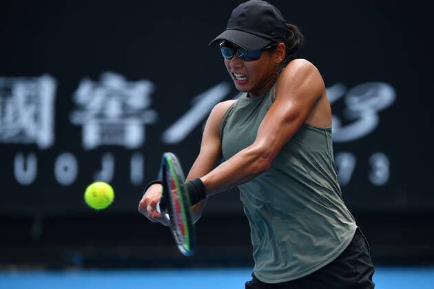 TENNIS MELBOURNE SUMMER SET, Astra Sharma of Australia in acton during their match against Rebecca Peterson of Sweden on Day 3 of the Melbourne Summer Set tennis tournament at Melbourne Park in Melbourne, Wednesday, January 5, 2022. ( NO ARCHIVING, EDITORIAL USE ONLY, NO USE IN BOOKS WITHOUT CONSENT MELBOURNE VIC AUSTRALIA  Copyright: xJAMESxROSSx 20220105001610914406