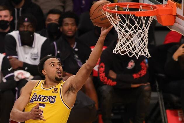 Talen Horton-Tucker 5 goes for a layup drive during a NBA, Basketball Herren, USA basketball game, at Crypto.com Arena in Los Angeles, 4 January 2022. Los Angeles Lakers vs Sacramento Kings !ACHTUNG: NUR REDAKTIONELLE NUTZUNG!  Copyright: xPHILLIPxKIMx AME7466 20220105-eaa50f0e845b3c481b89deb531e6b3b8ec6f2289