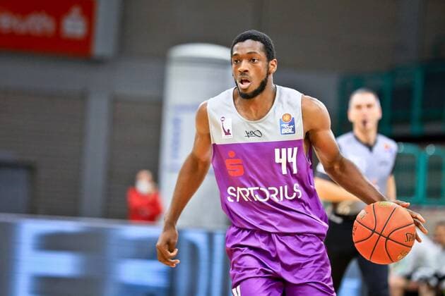 medi bayreuth BG Goettingen , Basketball, Bundesliga, BBL, Spieltag 2, Spielzeit 2021 2022, 05 01 2022, medi bayreuth BG Goettingen , Basketball, Bundesliga, BBL, Spieltag 2, Spielzeit 2021 2022, 05 01 2022, Foto EIBNER Thorsten Ochs Bayreuth Copyright: xEibner-Pressefoto ThorstenxOchsx EP_TOS