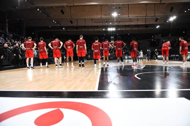 Basketball I Men I Season 2021 2022 I Bundesliga I 12 Matchday I Hamburg Towers brose bamberg I 05 01 2022 brose bamberg Hamburg edel optics de Arena Hamburg Germany Copyright: xLobeca AndreasxHannigx