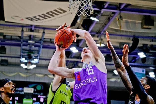 medi bayreuth BG Goettingen , Basketball, Bundesliga, BBL, Spieltag 2, Spielzeit 2021 2022, 05 01 2022, medi bayreuth BG Goettingen , Basketball, Bundesliga, BBL, Spieltag 2, Spielzeit 2021 2022, 05 01 2022, Foto EIBNER Thorsten Ochs Bayreuth Copyright: xEibner-Pressefoto ThorstenxOchsx EP_TOS