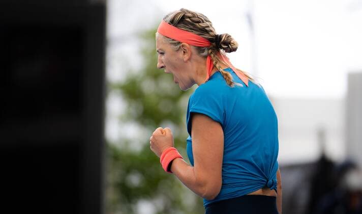 Mandatory Credit: Photo by Rob Prange Shutterstock (12683873bv) Victoria Azarenka of Belarus in action during the second round of the 2022 Adelaide International WTA, Tennis Damen 500 tennis tournament Adelaide International, Tennis, Memorial Drive Tennis Centre, Adelaide, Australia - 06 Jan 2022 Adelaide International, Tennis, Memorial Drive Tennis Centre, Adelaide, Australia - 06 Jan 2022  Copyright: xRobxPrange Shutterstockx 12683873bv