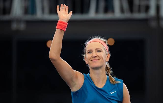 Mandatory Credit: Photo by Rob Prange Shutterstock (12683873ci) Victoria Azarenka of Belarus in action during the second round of the 2022 Adelaide International WTA, Tennis Damen 500 tennis tournament Adelaide International, Tennis, Memorial Drive Tennis Centre, Adelaide, Australia - 06 Jan 2022 Adelaide International, Tennis, Memorial Drive Tennis Centre, Adelaide, Australia - 06 Jan 2022  Copyright: xRobxPrange Shutterstockx 12683873ci