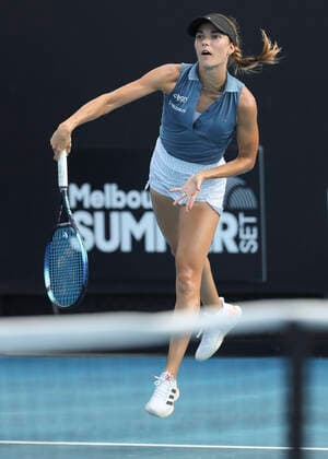 Mirjam Bjorklund AO Melbourne Summer Set 2022 Melbourne Park Melbourne Victoria Australia 06 01 2022 Copyright: xJuergenxHasenkopfx