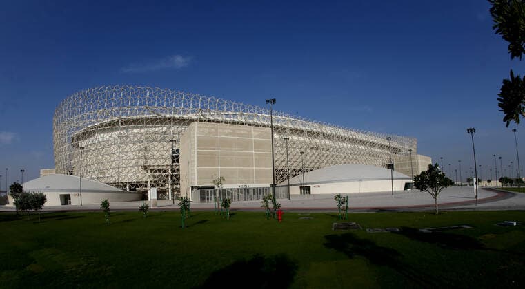 FIFA FuÃŸball WM 2022, SportstÃ¤tten, Ahmed bin Ali Stadion General view outside the Ahmed Bin Ali Stadium in Al Rayyan, Qatar, taken in the build up to the 2022 FIFA World Cup, WM, Weltmeisterschaft, Fussball Photo by 15 12 2021  Copyright: xx
