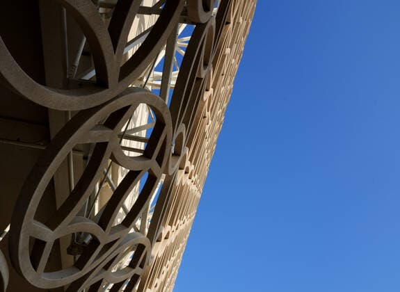 FIFA FuÃŸball WM 2022, SportstÃ¤tten, Ahmed bin Ali Stadion Detail shot of the Ahmed Bin Ali Stadium in Al Rayyan, Qatar, taken in the build up to the 2022 FIFA World Cup, WM, Weltmeisterschaft, Fussball Photo by 15 12 2021  Copyright: xx