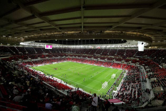 FIFA FuÃŸball WM 2022, SportstÃ¤tten, Ahmed bin Ali Stadion General view inside the Ahmed Bin Ali Stadium in Al Rayyan, Qatar, taken during the FIFA Arab Cup the build up to the 2022 FIFA World Cup, WM, Weltmeisterschaft, Fussball Photo by 22 12 2021  Copyright: xx